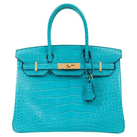 hermes dsrk turquoise bag|hermes birkin crocodile bags.